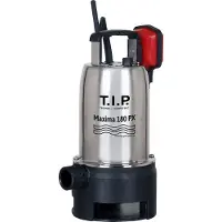 T.I.P. Pompe submersible pour eaux sales T.I.P. Maxima 180 PX, débit max : 10.500 l/h, puissance : 500 W, niveau d'aspiration : 37 mm