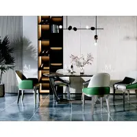 AEA Table de salle à manger design en marbre Pierre Table de salle à manger moderne Meubles 180x90 Tables de luxe