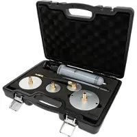 Ks Tools KS-Tools 160.0785 Jeu d'adaptateurs pour la purge des freins, 5 pièces