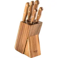Lamart LT2080 JEU DE 5 COUTEAUX EN BLOC DE BOIS