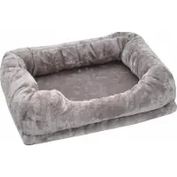 Nanook Niche / rebord de fenêtre chaise longue grise 53 x 40 cm
