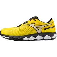 Mizuno Wave Enforce Tour 2 Padel - jaune vibrant/blanc/sable noir, Größe:8