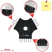 Ks Tools 154.0112 Outil de déverrouillage pour fiche plate / ronde