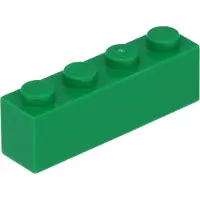LEGO 100 pièces , pièce c. 3010 en vert