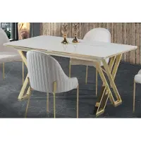 AEA Luxus Esstisch Ausziehbar Esszimmer Tisch Metall Weiß Tische Esstische Möbel