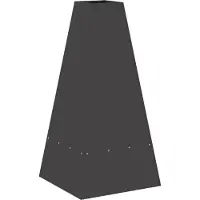 vidaXL Foyer Noir 50 x 50 x 100 cm Acier