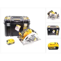 DeWalt DCS 572 NT Scie circulaire à main sans fil 18V 184 x 16 mm + 1x batterie 5,0 Ah + T-STAK - sans chargeur