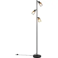 TRIO Luminaires Reality Lampadaire CADIZ DH 23 x 154 cm noir