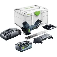 Festool ISC 240 EB-Basic Scie à isolation sans fil 18 V 240 mm + 1x batterie 8,0 Ah + chargeur rapide + Systainer