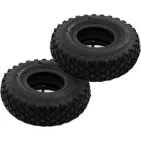 vidaXL 2 pneus 2 chambres à air 3,00 - 4 260 x 85 pour diables en caoutchouc