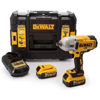 DeWalt Boulonneuse à chocs 18V Li-Ion BL 950 Nm (2x5.0Ah) en coffret TSTAK - DCF899P2