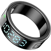 Beafon SR21 Smartring Argent LED Touch IP68 Taille 12