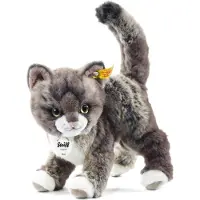 Steiff 099335 Kitty chat 25 cm gris/beige debout