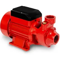 Eberth Pompe à eau Pompe de jardin pompe centrifuge, raccord 1 pouce, puissance 750 watts, hauteur d'aspiration 8m, hauteur de refoulement 50m, débit 2.400 L/h