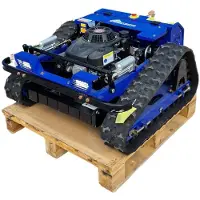 Frascio Tondeuse à gazon – Tondeuse à chenilles télécommandée avec un moteur de 7,9 chevaux et une cylindrée de 225 cm³, fabriquée par rato