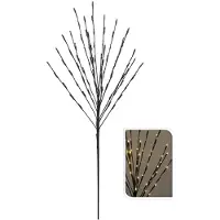 Spetebo 3.08 Arbre de Noël illuminé 80 LED - 110 cm - Dual Timer, batterie, extérieur