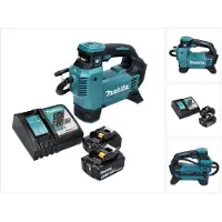 Makita DMP181RT Compresseur/Gonfleur sans fil 11,1bar 18V + 2x Batteries 5,0 Ah + Chargeur