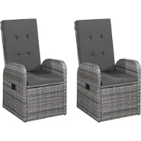vidaXL Ensemble de jardin 5 pièces Gris