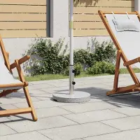 Prolenta Maison Exclusive - Support de parasol en granit, forme ronde, 20 kg