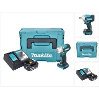 Makita DTW 301 RF1J Clé à choc sans fil 18 V 330 Nm 1/2" Brushless + 1x batterie 3,0 Ah + chargeur + Makpac