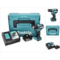 Makita DDF 487 RT1J Perceuse-visseuse sans fil 18 V 40 Nm Brushless + 1x batterie 5,0 Ah + chargeur + Makpac