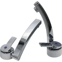 Comet Robinet monocommande Florenz compact camping-car caravane + interrupteur orientable chrome
