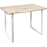 Home Deco Factory Table de Repas - - Forest - Blanc et Beige