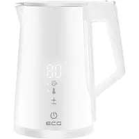 Ecg RK 1893 Digitouch White | Bouilloire à double paroi avec contrôle de la température | 1,7 litres | 2200 W |