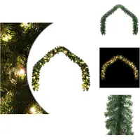 vidaXL Guirlande de Noël avec lumières LED 10 m - Éclairage de Noël