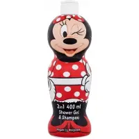Air val international 2in1 gel douche & shampooing pour enfants - Design Minnie Mouse, 400 ml