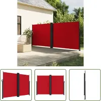 The Living Store Store latéral extensible rouge 180x1200 cm