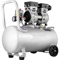 StarTech.com Compresseur d'air silencieux 50 L, sans huile et silencieux - 750 W, 68 dB, 230 V, 170 L/min - avec ventilateur d'évacuation intégré