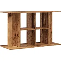 vidaXL Support pour aquarium aspect vieux bois 100x40x60 cm Matériau dérivé du bois