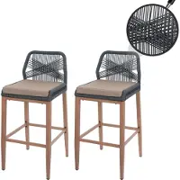 MCW Tabouret de bar -O21 (lot de 2)