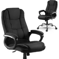 Janshop Fauteuil de bureau Sofotel Porto - tissu noir