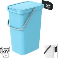 Prosperplast Keden SYSTEMA Q COLLECT Panier à linge - bleu clair 12L