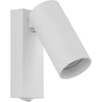 Euluna Projecteur directionnel Fourty avec interrupteur - blanc