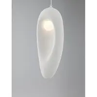 Nova Luce Suspension naturelle Tempus blanc 48cm