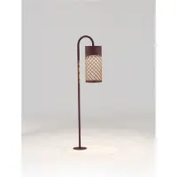 Lyora Lampe de jardin Motley 70cm brun rouille