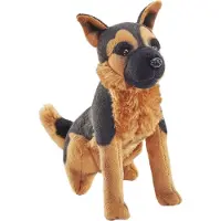 Wild republic Chien de berger allemand en peluche avec son - 18 cm