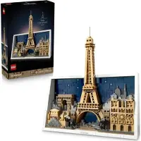 LEGO Architecture Paris, Ville de l'Amour 21064, Set de Construction Adulte, Monuments Emblématiques
