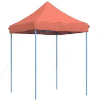 vidaXL Tente de fête, 200 x 200 x 306 cm, couleur terracotta, tissu Oxford