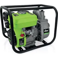 Vito Pompe à eau thermique 5.5 CV 163 cm³ Motopompe Autonomie 3h Débit 30m³/h Raccord 50 mm