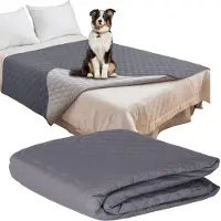 Mona Wobell | Tapis de protection 170 × 210 cm pour lit, canapé, chien, chat, animaux domestiques, antidérapant, imperméable, résistant à l'eau et antidérapant, lavable à 30 °C