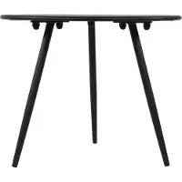 In And OutdoorMatch Table d'appoint - noir - Ø60x41 cm - acier