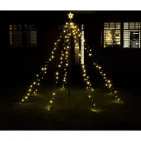 Spetebo Lumière d'arbre avec 200 LED - pour l'extérieur - Pyramide de lumière