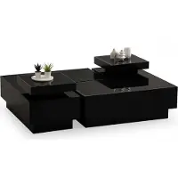 Xl Moebel Gmbh Designer Couchtisch Luxus Holz stilvolle Beistelltische modernes Wohnambiente