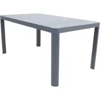 In And OutdoorMatch Table - 160x90x74 cm - Aluminium - Plateaux en céramique