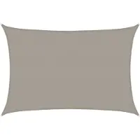 Syfax Voile d'ombrage 160 g/m² rectangulaire gris clair 2,5x4 m PEHD