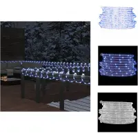 vidaXL Tuyau lumineux 480 LED blanc froid 20 m PVC - éclairage de Noël